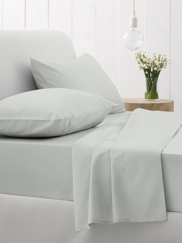 Παπλωματοθήκη Cotton Feelings 106 Light Grey Διπλή (200χ250)