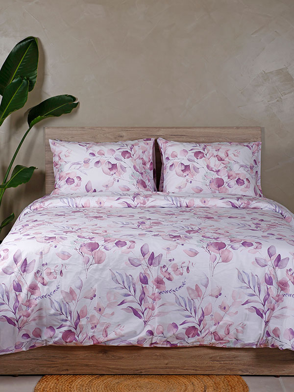 Σετ Σεντόνια Cotton Feelings 932 Lila Μονό (165x270)