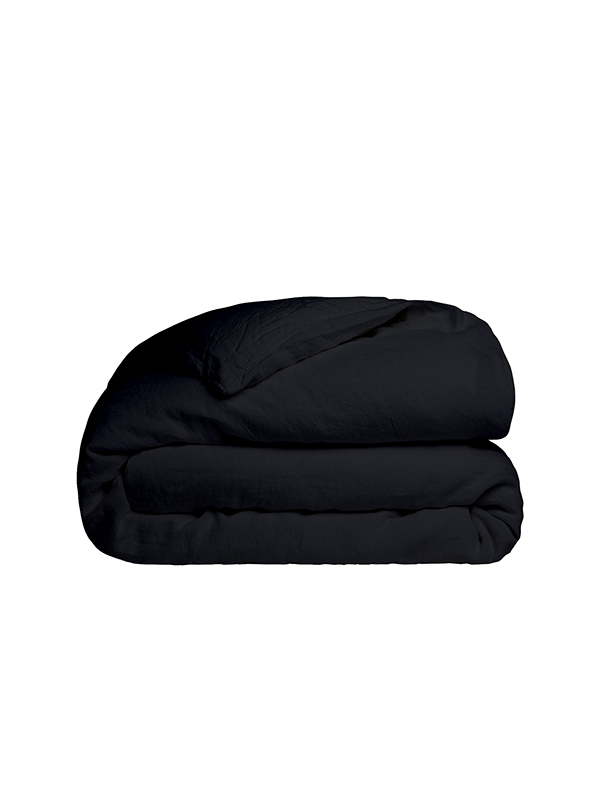 Παπλωματοθήκη Cotton Feelings 111 Black Διπλή (200χ250)