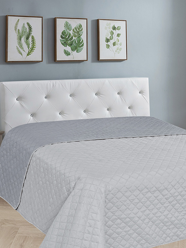 Κουβερλί Fiber Grey - Dark Grey King size (240x250)