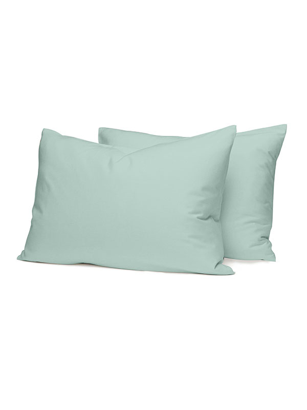 Μαξιλαροθήκες Σετ 50x70 Sunshine Cotton Feelings 105 Aqua