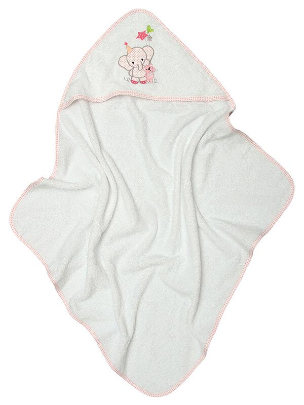 Κάπα κεντητή Elephant Pink 75cm x 75cm