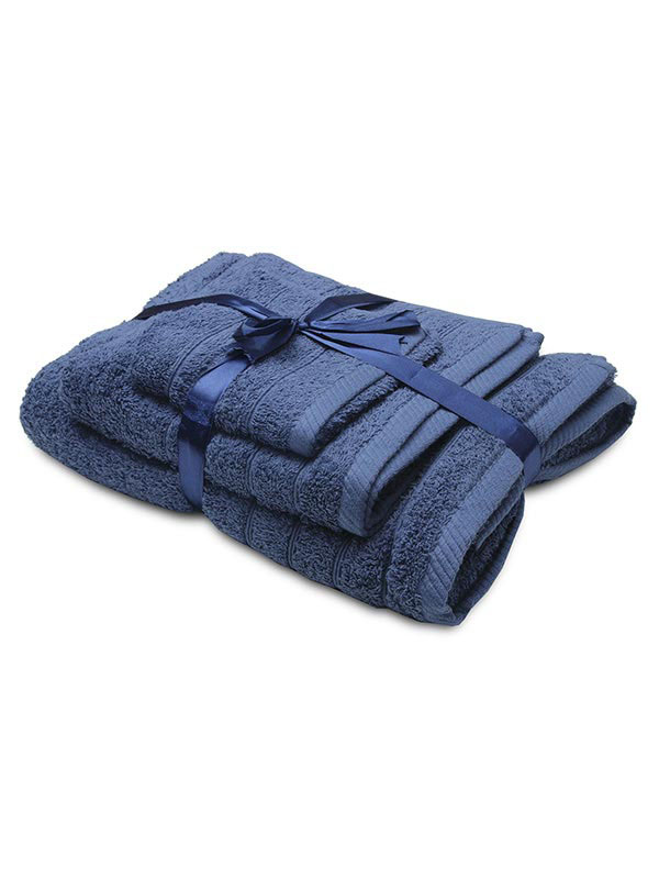 Πετσέτα Μπάνιου 80x150 Sunshine Πενιέ Dory 19 Dark Blue