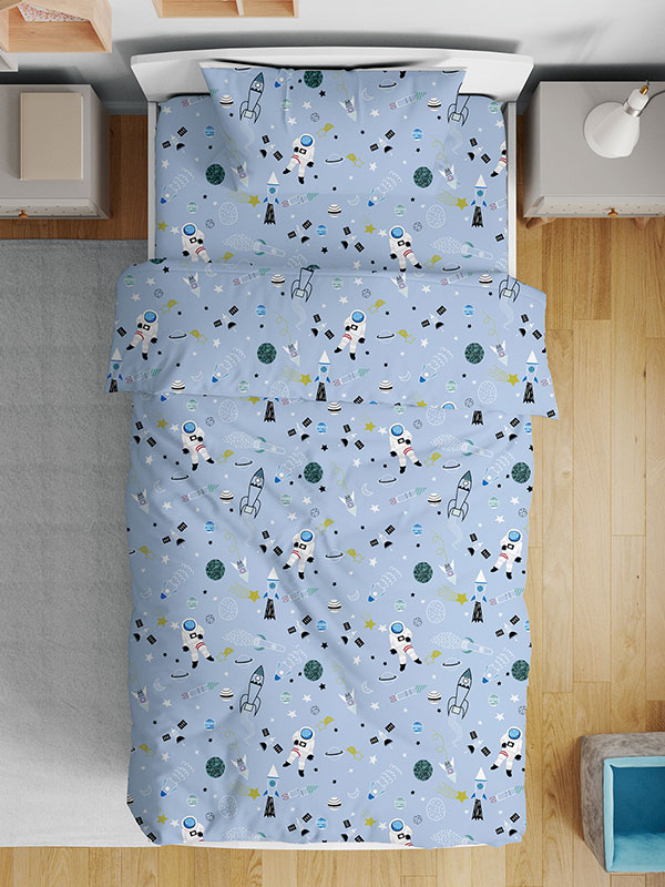 Σετ Σεντόνια Flannel 44 Μονό με λάστιχο(105x205+30)