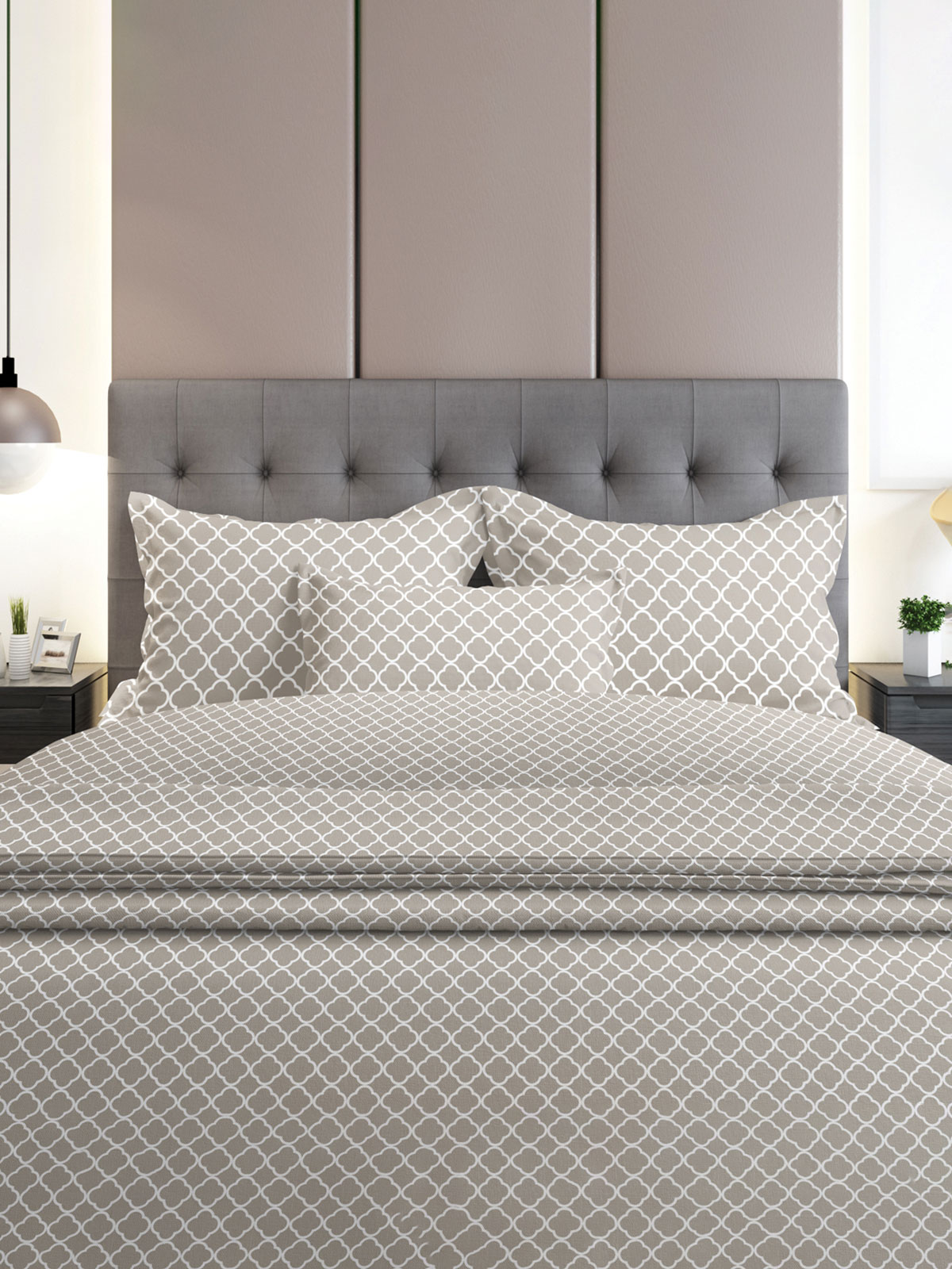 Σετ Σεντόνια Flannel 530 Grey Μονό με λάστιχο(105x205+30)