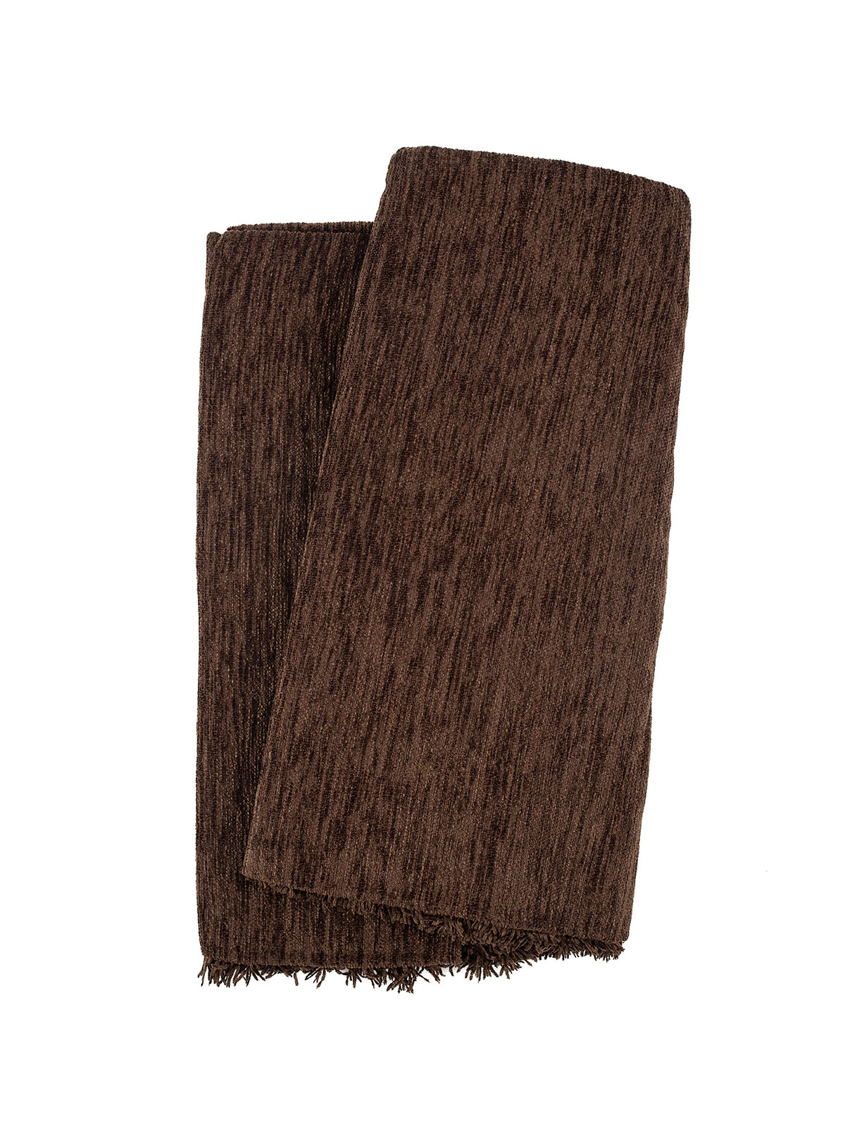 Ριχτάρι Σενίλ  Dark Brown Μονοθέσιο