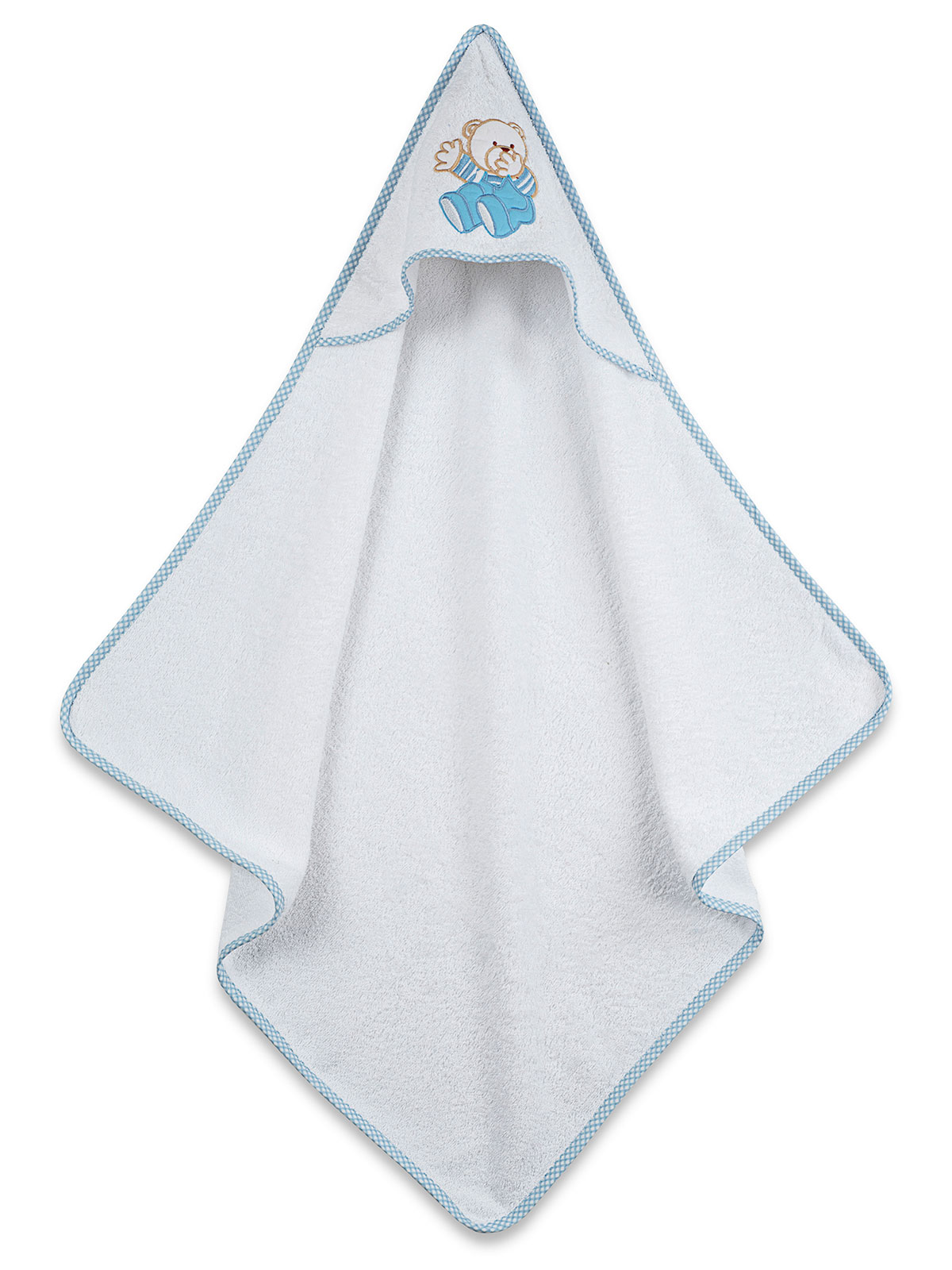 Κάπα κεντητή Bear 04 Blue 75x75