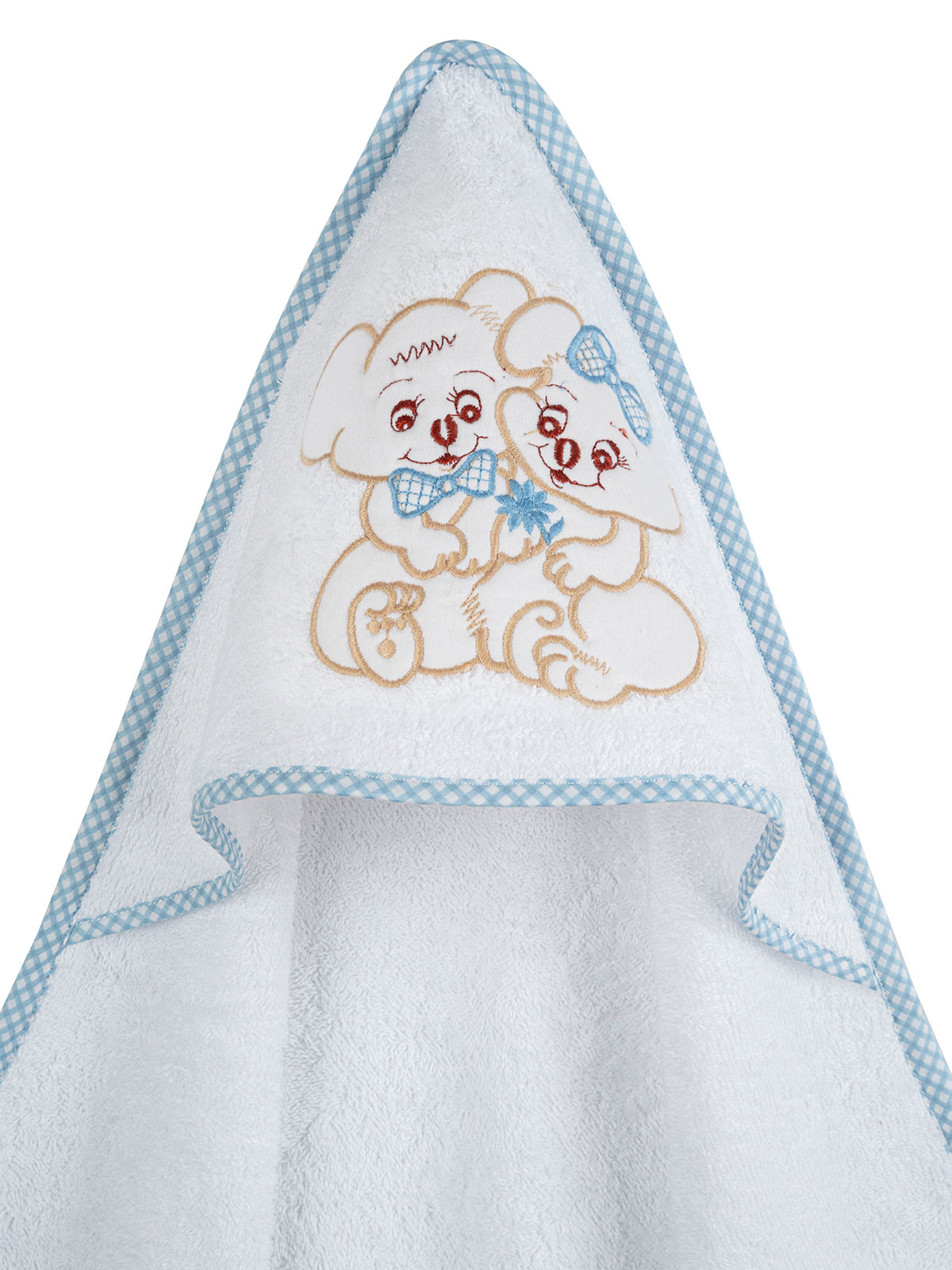 Κάπα κεντητή Couple 06 Blue 75x75