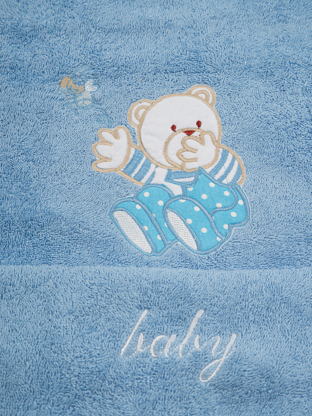 Σετ πετσέτες κεντητές Bear 04 Blue/Blue