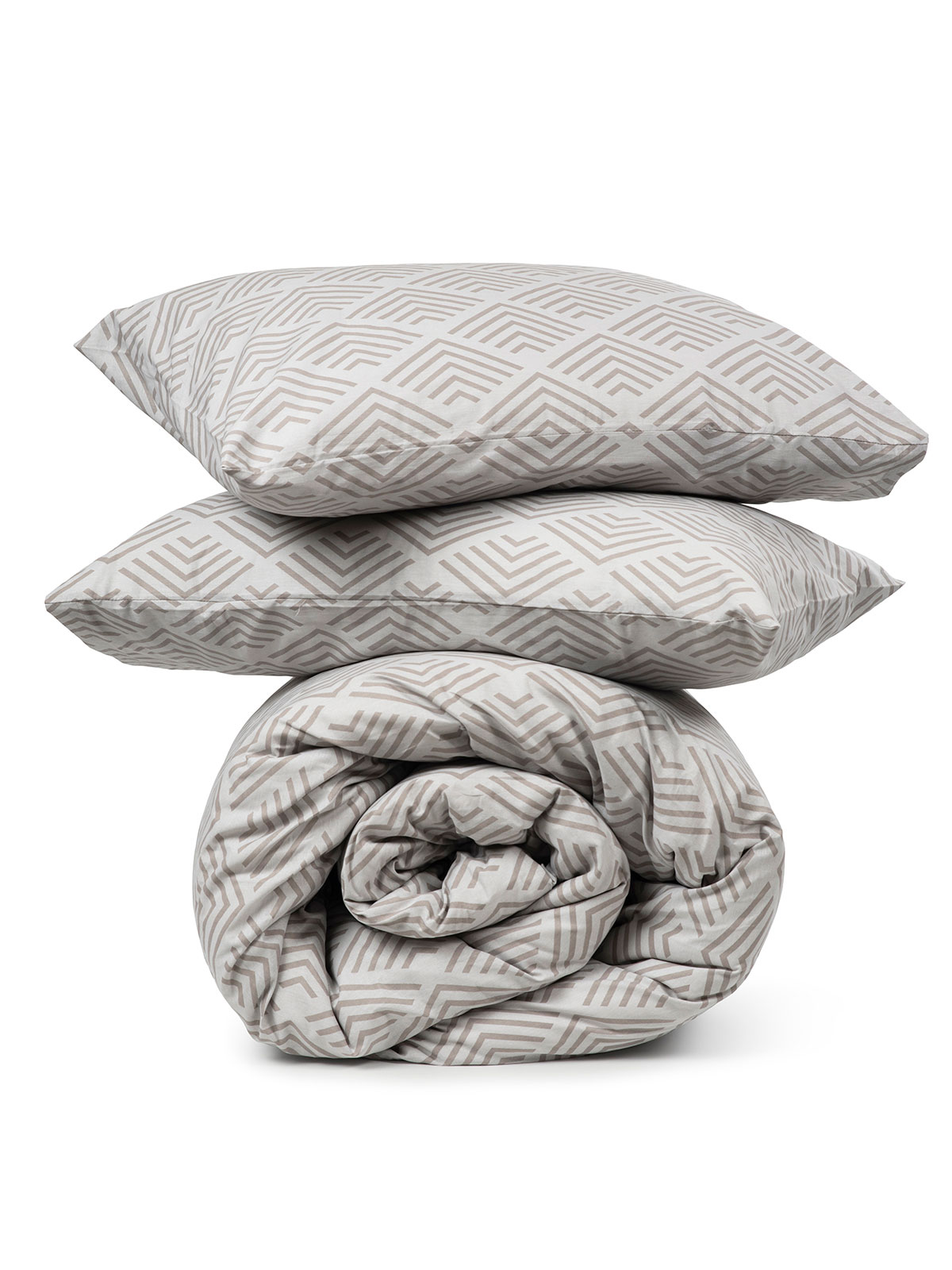 Παπλωματοθήκη Cotton Feelings 2048 Grey Υπέρδιπλη (230x250)