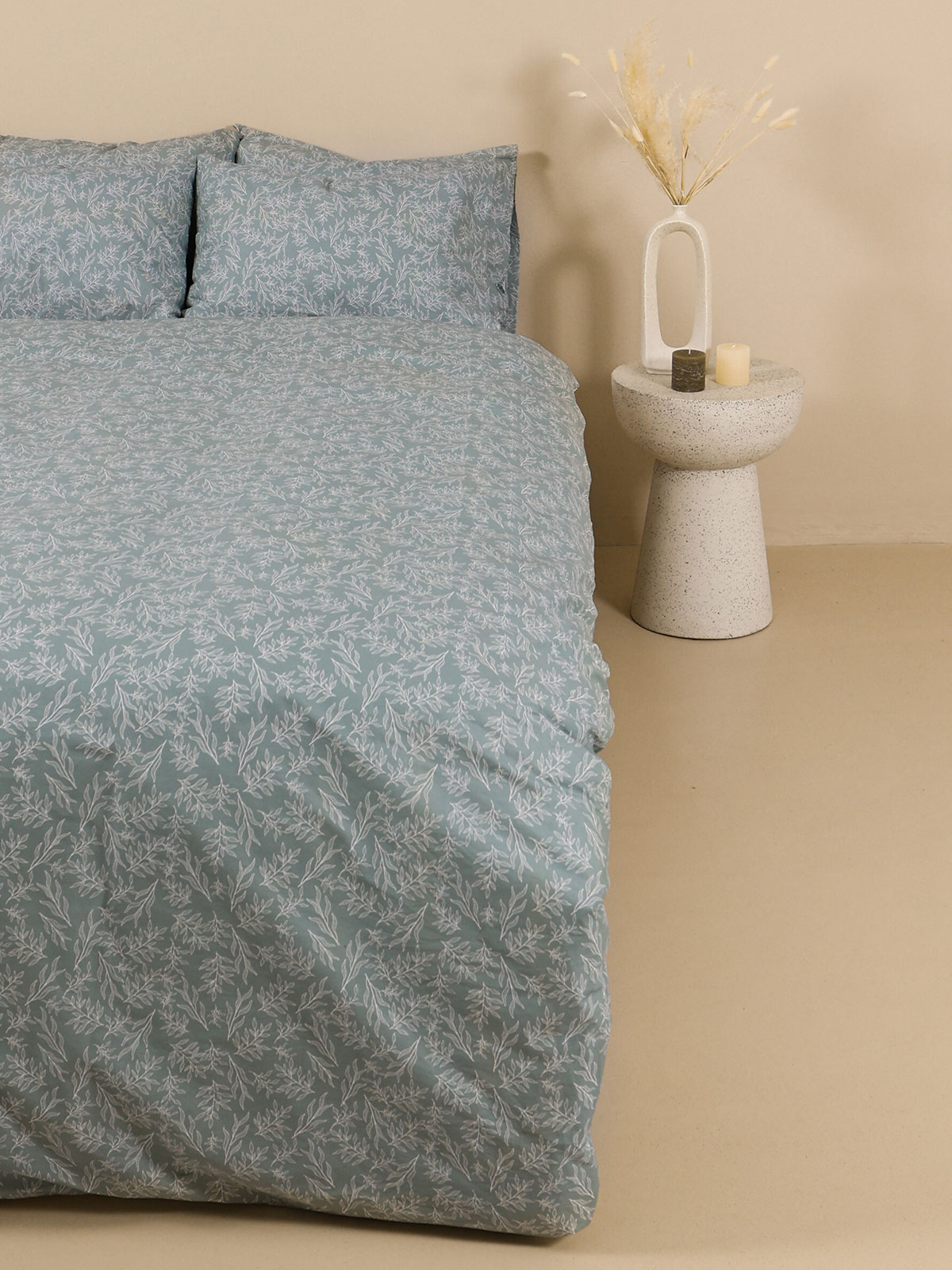 Σετ Σεντόνια Cotton Feelings 2052 Aqua King Size (260x270)