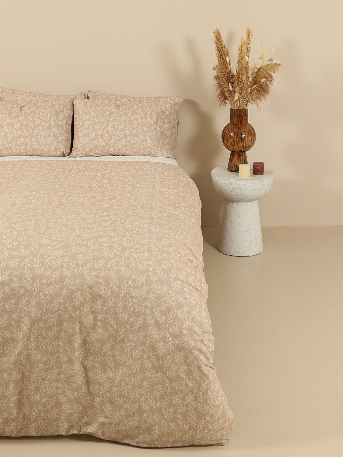 Σετ Σεντόνια Cotton Feelings 2052 Beige King Size (260x270)