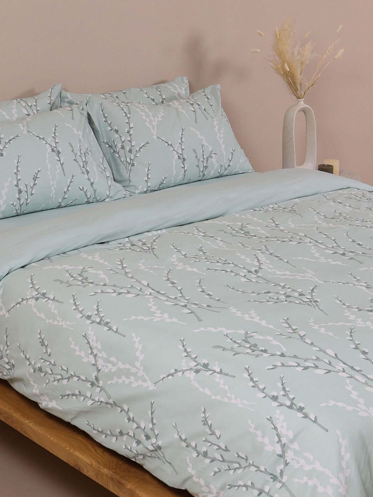 Σετ Σεντόνια Cotton Feelings 2054 Aqua King Size (260x270)