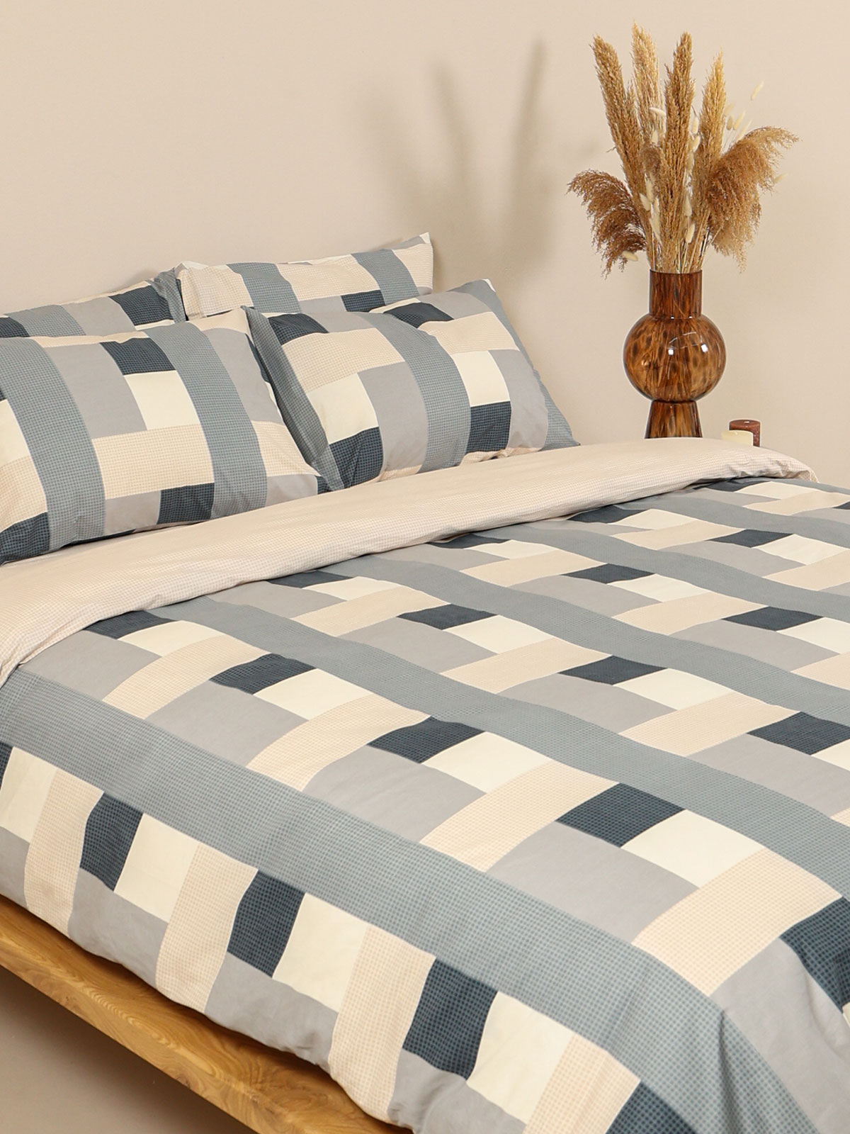 Σετ Σεντόνια Cotton Feelings 2056 Διπλό με λάστιχο (150x205+30)