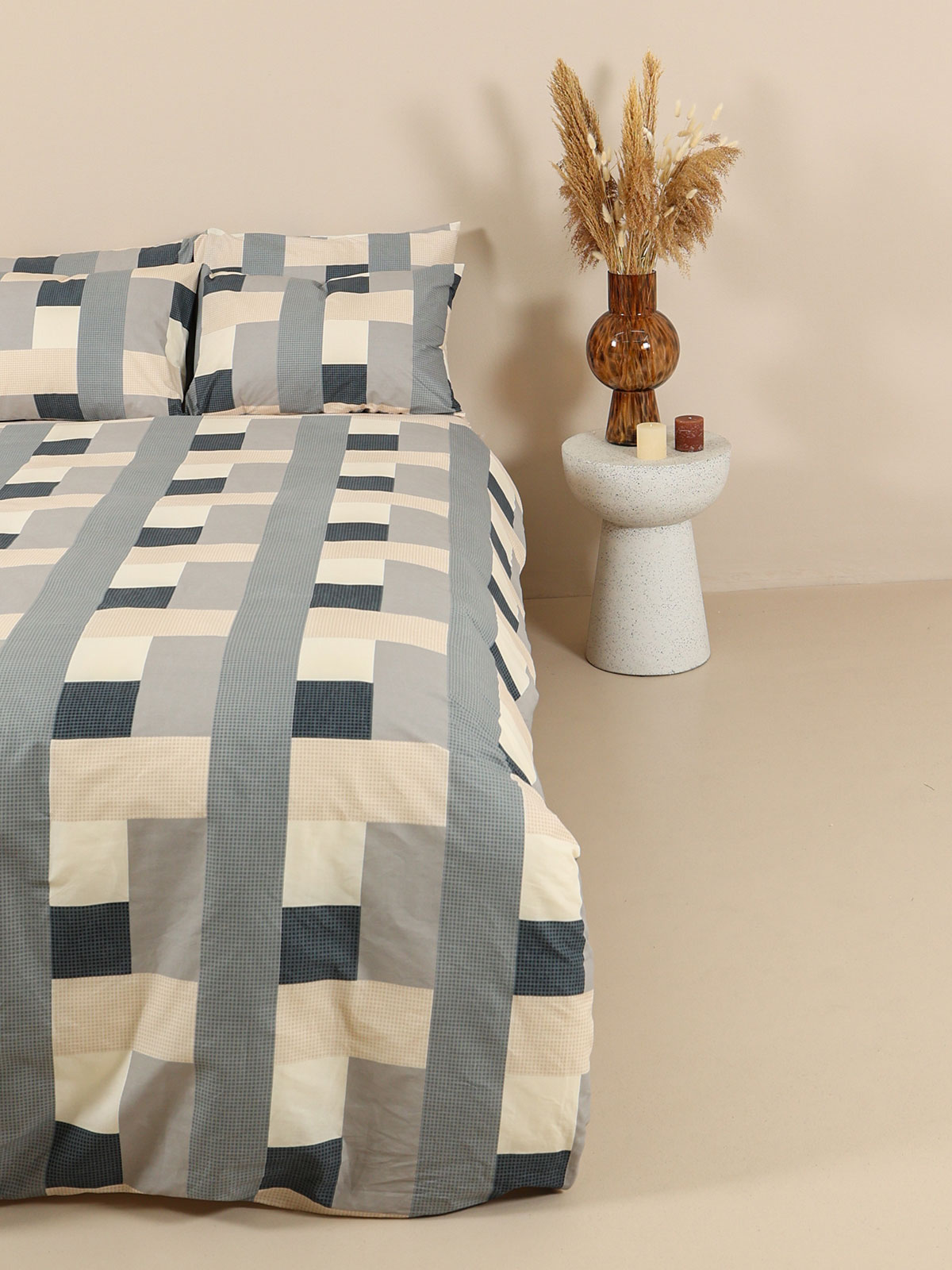 Σετ Σεντόνια Cotton Feelings 2056 Διπλό με λάστιχο (150x205+30)