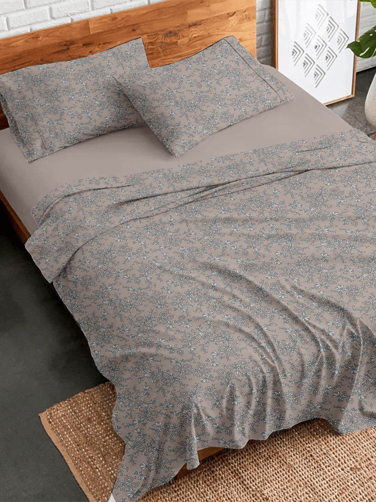 Σετ Σεντόνια Flannel 928 Beige Υπέρδιπλο (230×260)