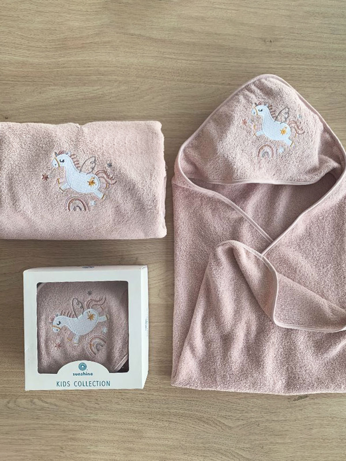 Fluffy Κεντητή Κάπα Powder 75x75