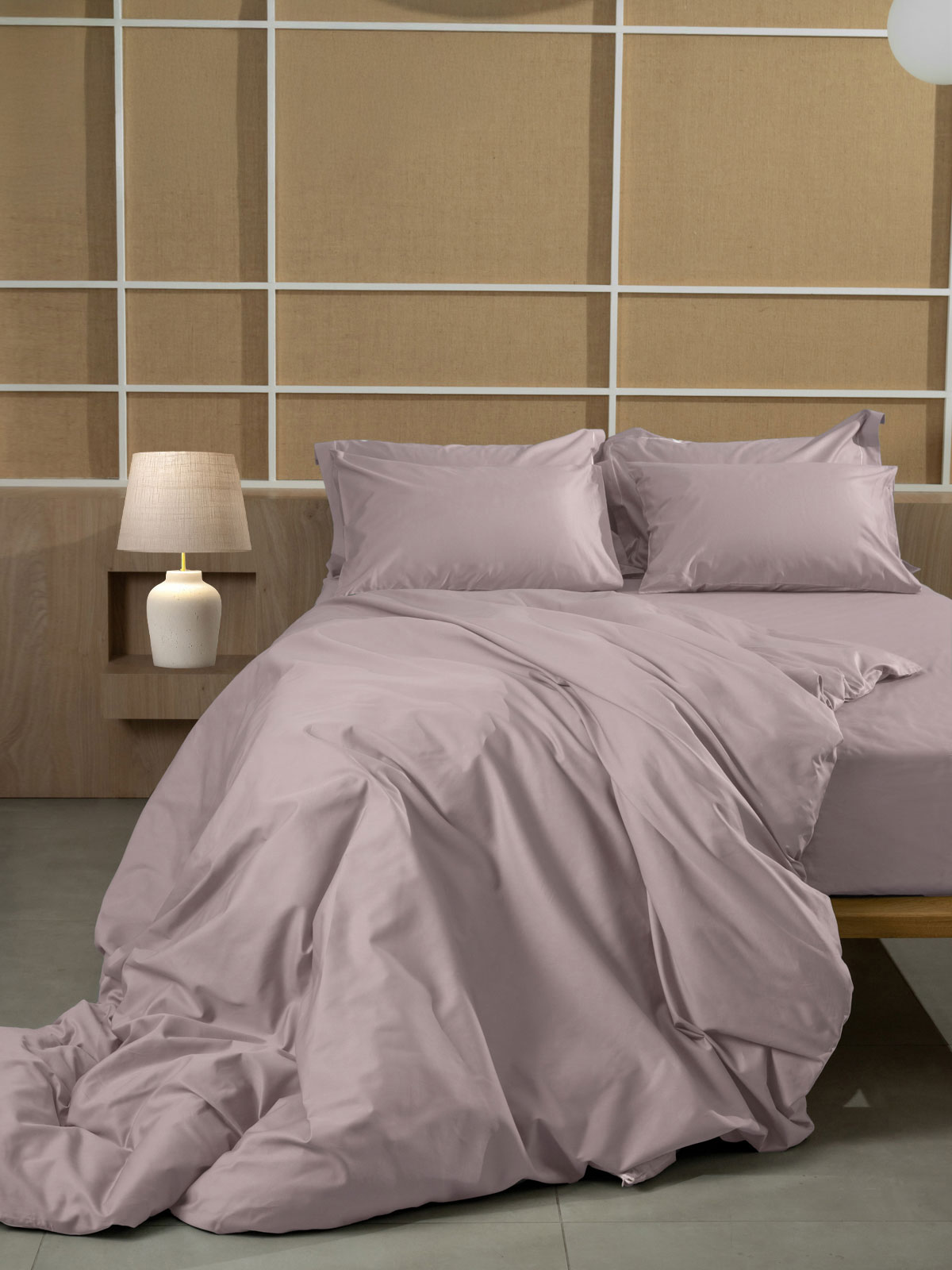 Μαξιλαροθήκες Βαμβακοσατέν Omnia Oxford Powder 50x70