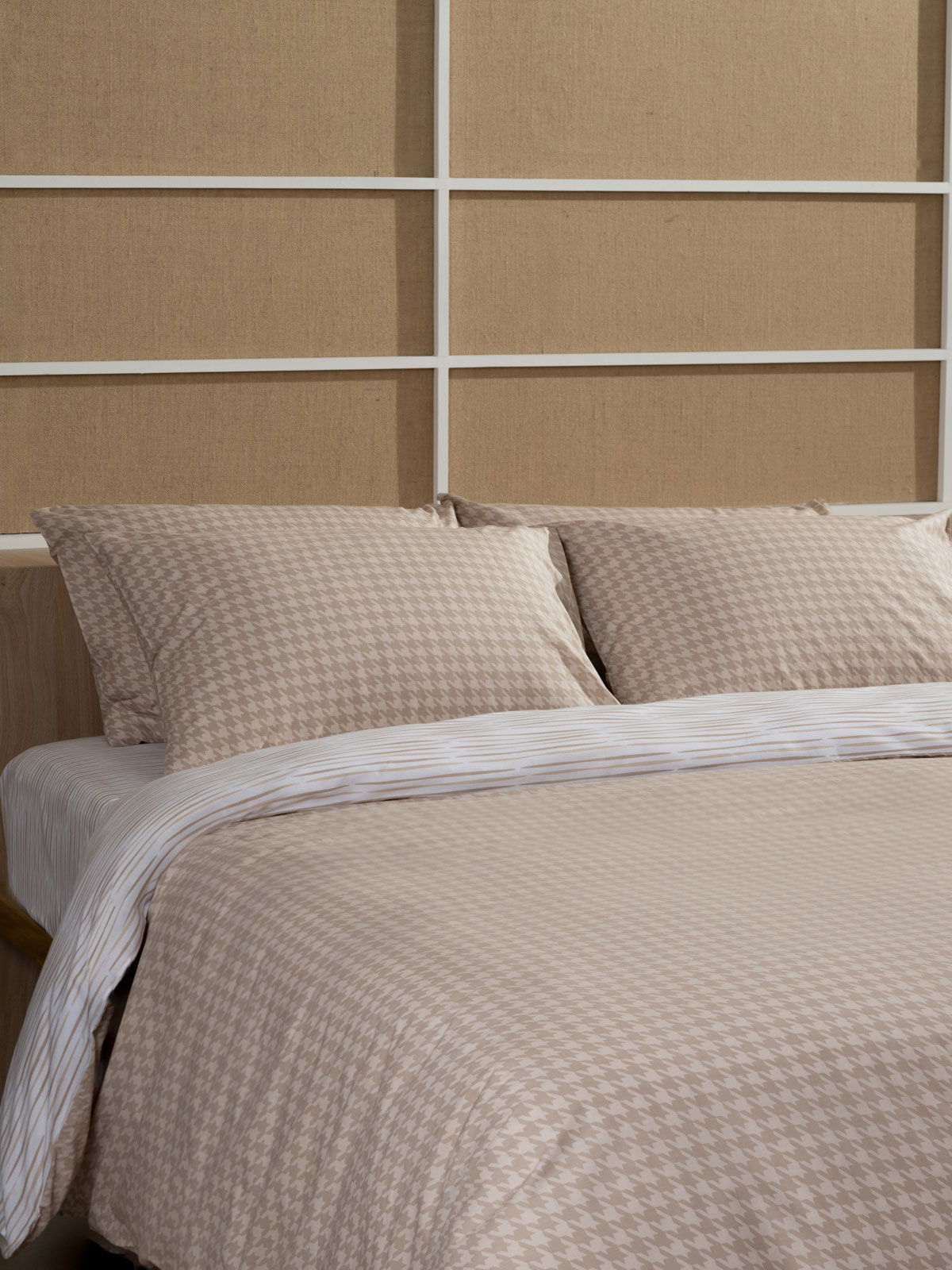 Μαξιλαροθήκες Cotton Feelings 2064 Beige 50x70