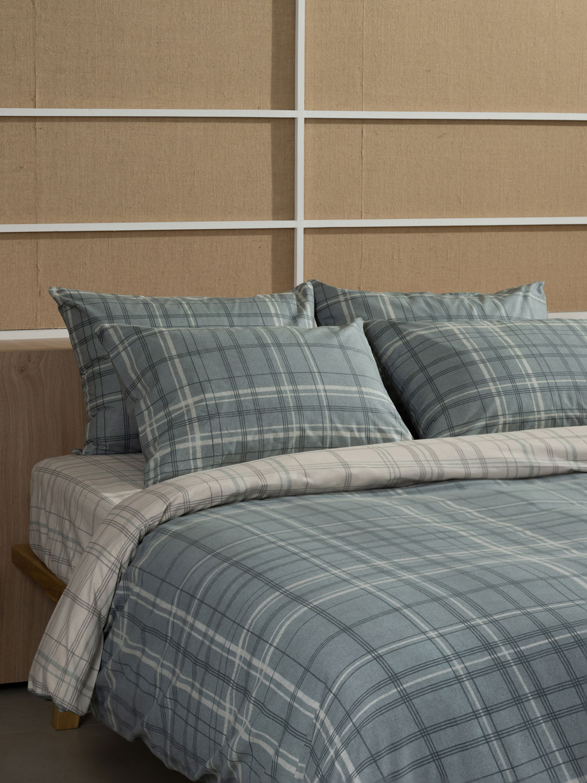 Μαξιλαροθήκες Cotton Feelings 2066 Aqua 50x70