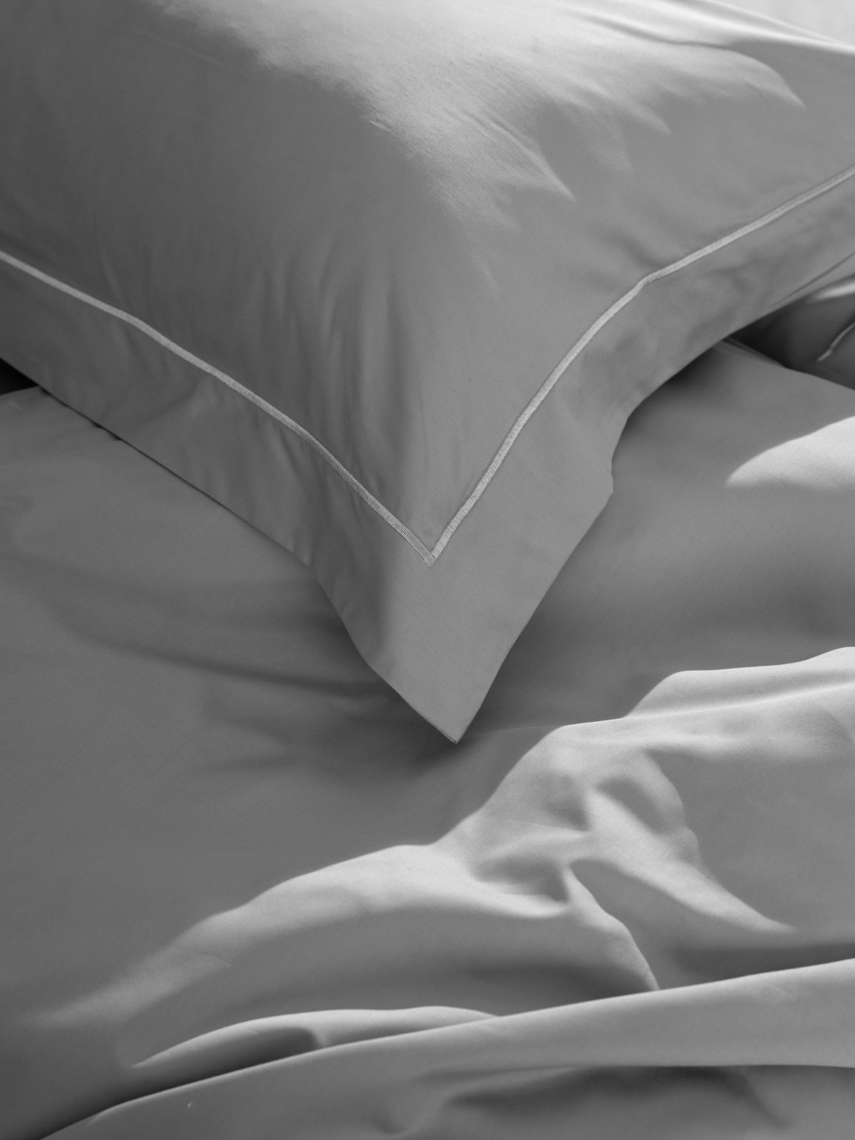 Σετ Σεντόνια Βαμβακοσατέν Omnia μονόχρωμα Grey Υπερδιπλο (255x280)