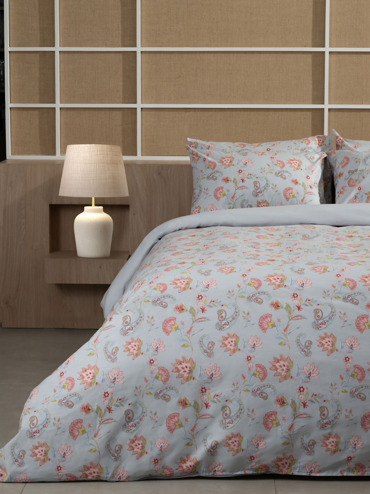 Σετ Σεντόνια Cotton Feelings 2068 Grey King Size (260x270)