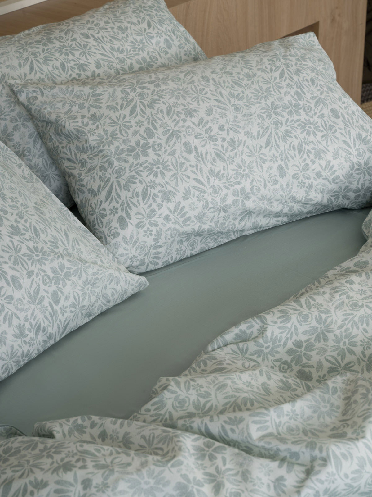 Παπλωματοθήκη Cotton Feelings 2070 Aqua Μονή (170x250)