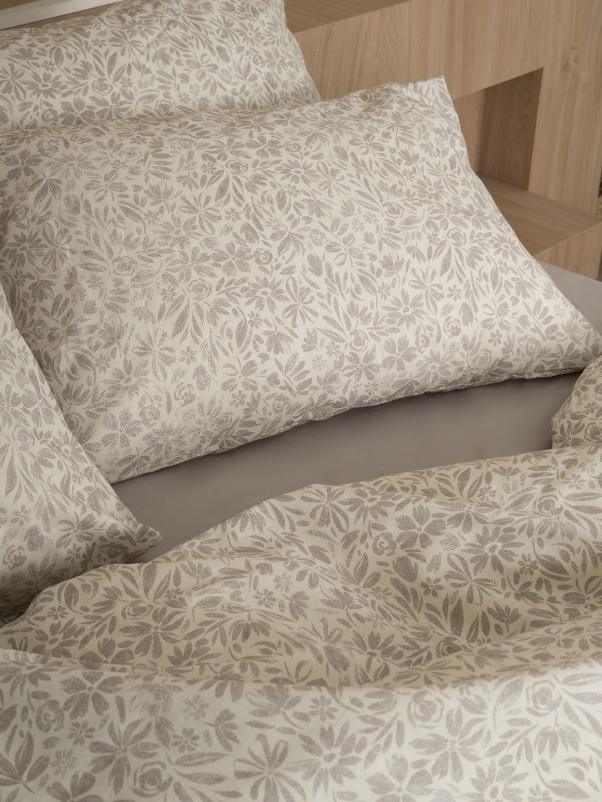 Σετ Σεντόνια Cotton Feelings 2070 Beige Μονό (165x270)