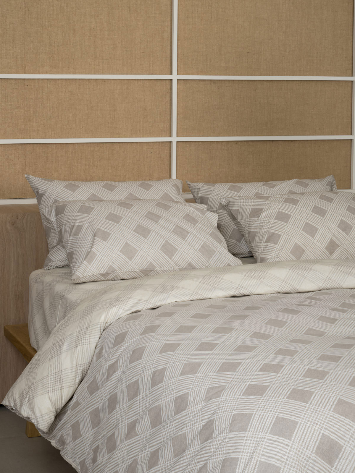 Σετ Σεντόνια Cotton Feelings 2072 Beige Μονό (165x270)
