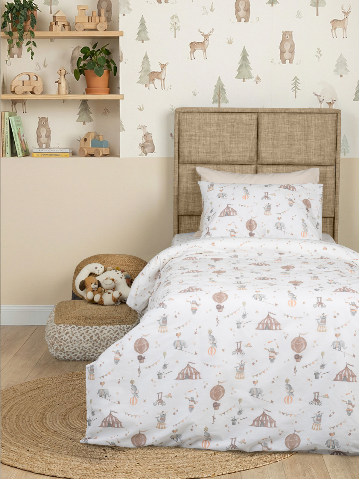 Σετ Σεντόνια Cotton Feelings 56 Μονό με λάστιχο(105x205+30)