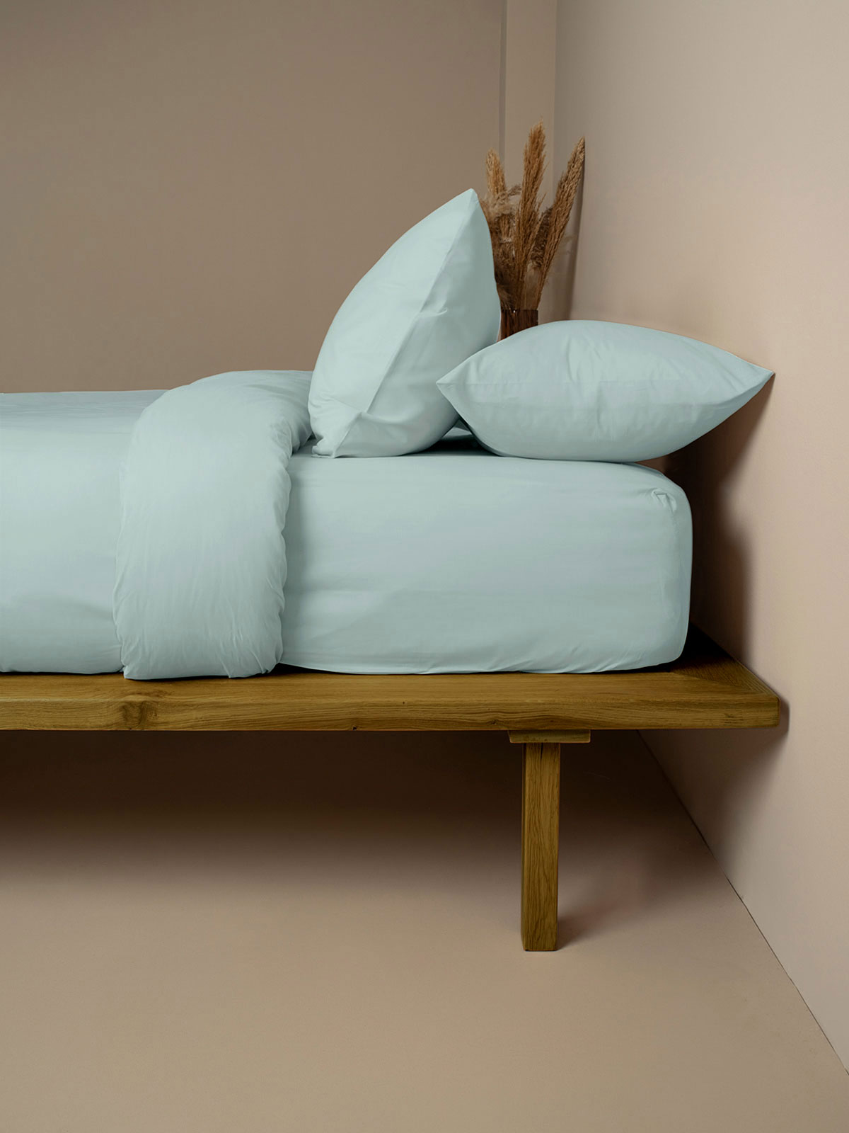 Σετ Σεντόνια Cotton Feelings 114 Light Aqua Μονό (165x270)