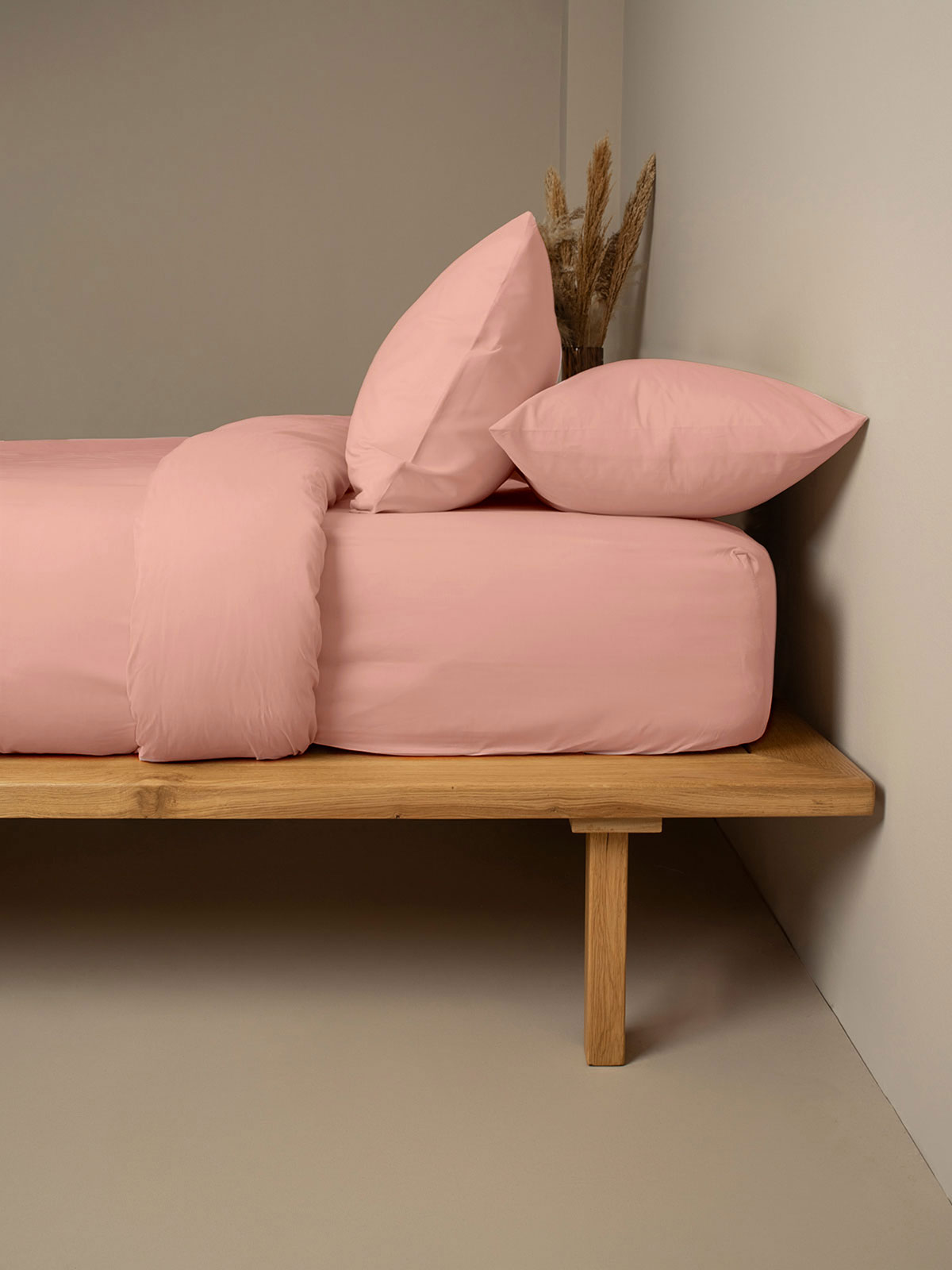 Σετ Σεντόνια Cotton Feelings 116 Light Pink King Size (260x270)