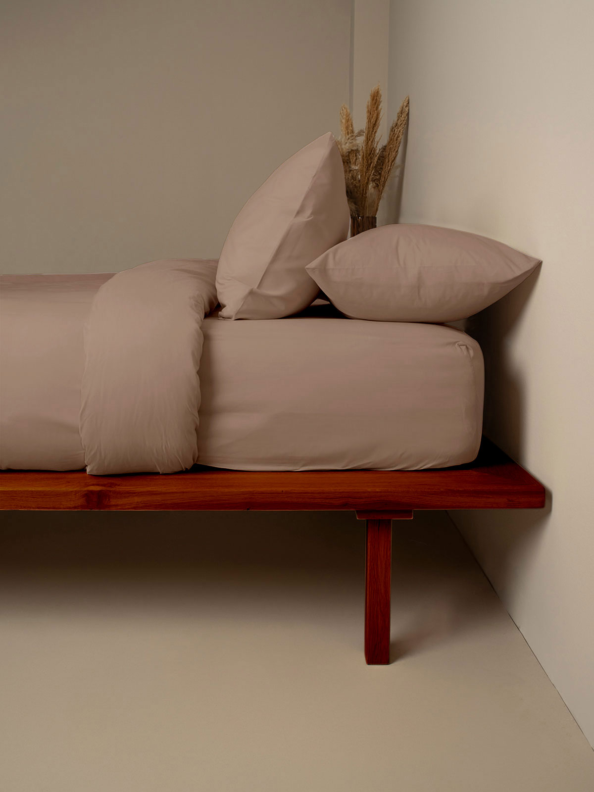 Σετ Σεντόνια Cotton Feelings 118 Brown Μονό (165x270)
