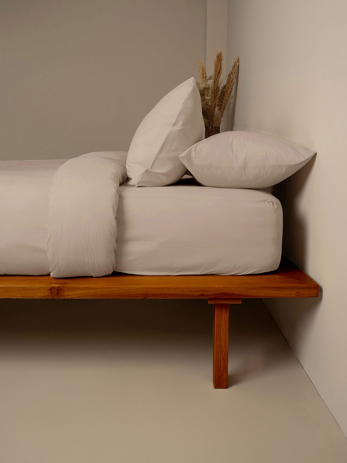 Σετ Σεντόνια Cotton Feelings 119 Mocha Μονό (165x270)