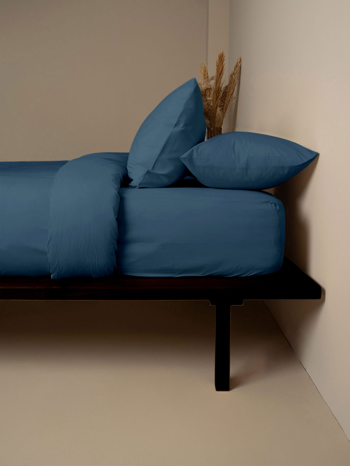 Σετ Σεντόνια Cotton Feelings 121 Sea Blue Μονό (165x270)