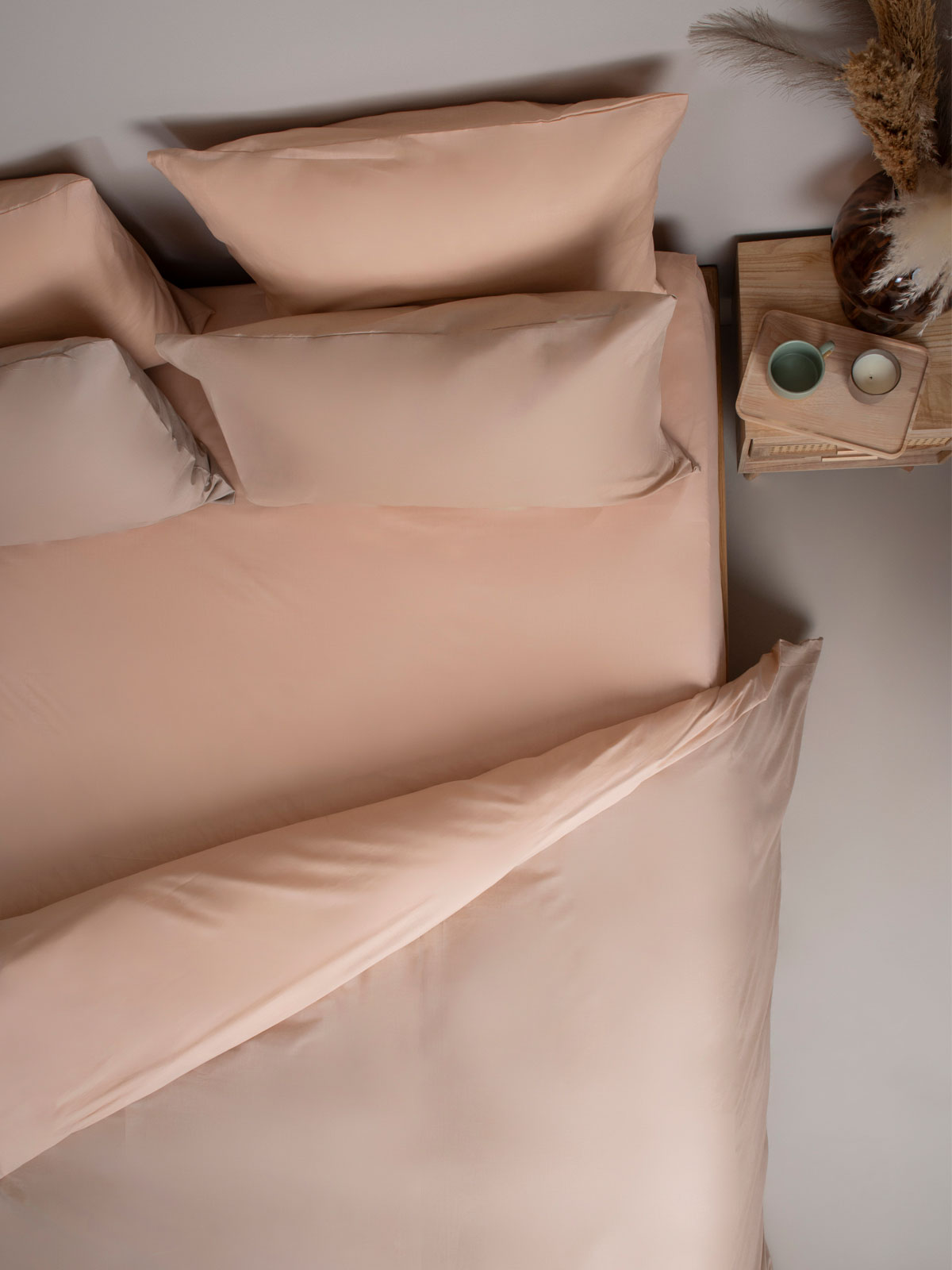 Σετ Σεντόνια Menta 204 Beige-Brown Μονό με λάστιχο (100x200+30)