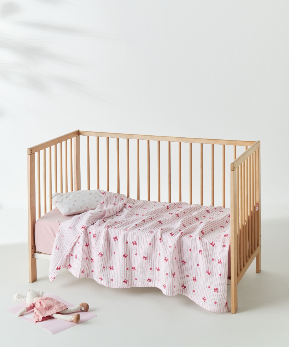 Kentia Sassy A Κουβερτα Κουνιασ Muslin