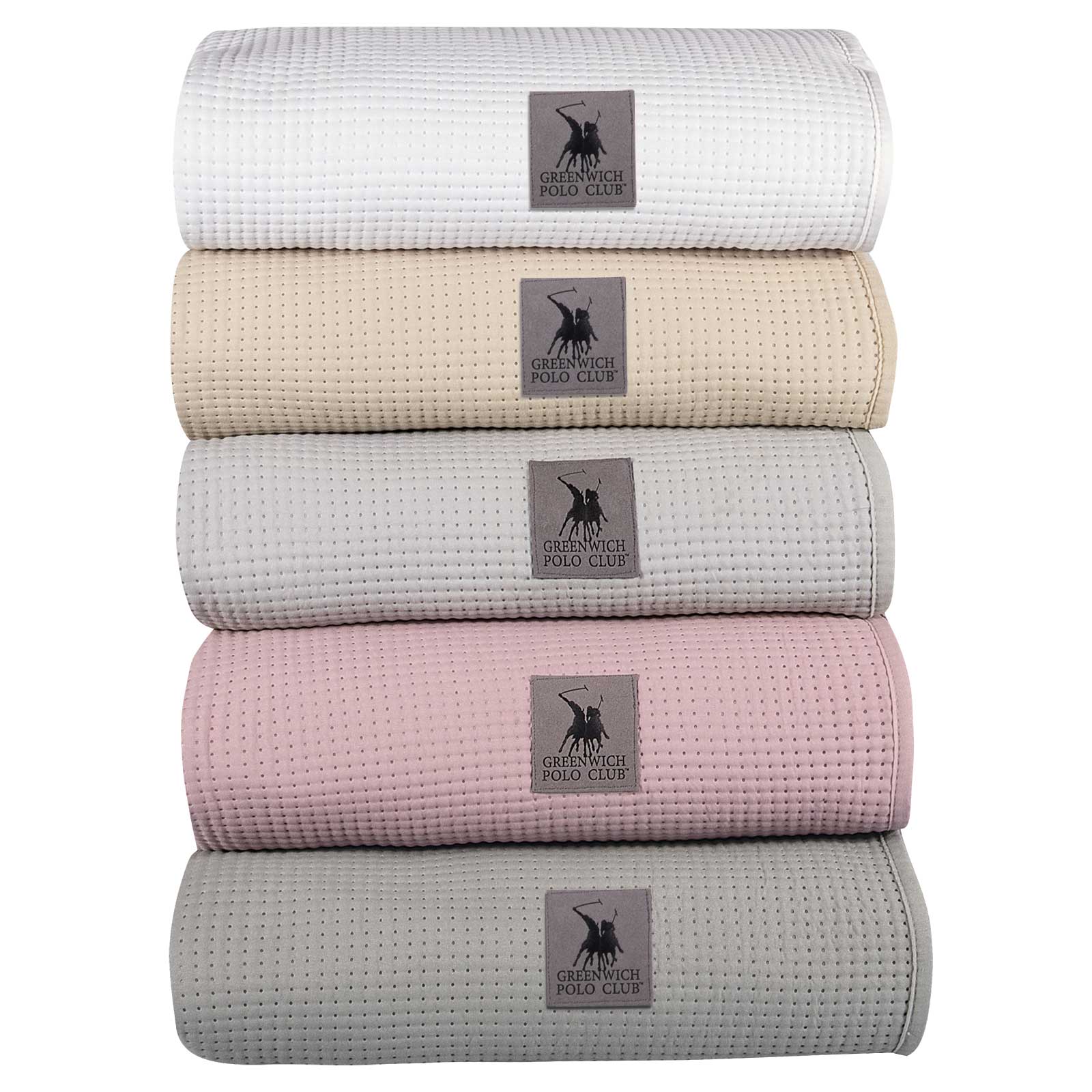 GREENWICH POLO CLUB ΚΟΥΒΕΡΛΙ ΜΟΝΟ ESSENTIAL 3977 LIGHT GREY