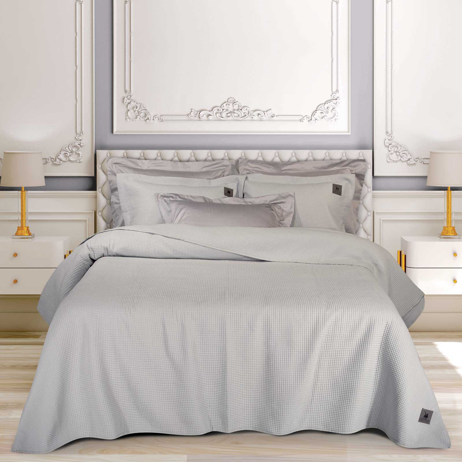 GREENWICH POLO CLUB ΚΟΥΒΕΡΛΙ ΜΟΝΟ ESSENTIAL 3977 LIGHT GREY