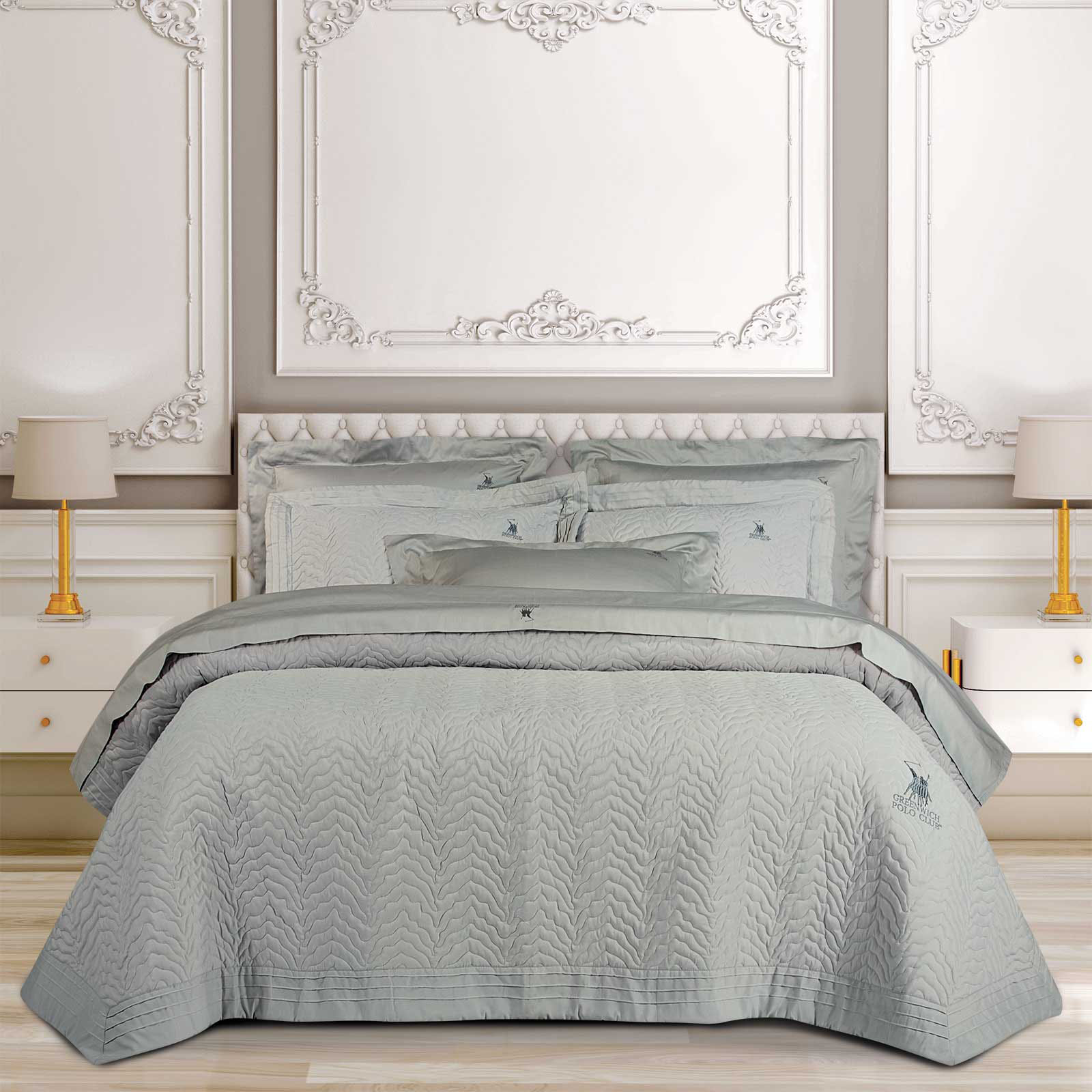 GREENWICH POLO CLUB ΚΟΥΒΕΡΤΟΡΙΟ KING CLASSIC 2353 GREY