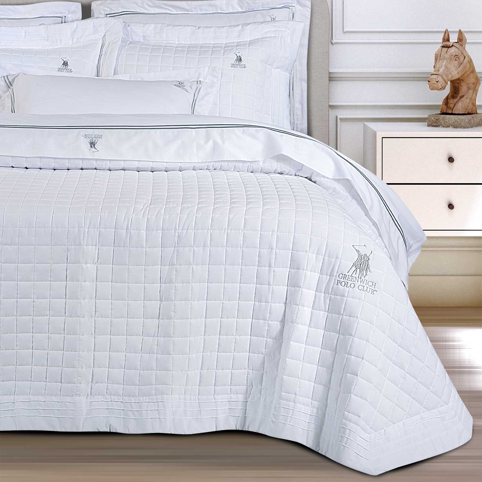 GREENWICH POLO CLUB ΚΟΥΒΕΡΤΟΡΙΟ KING CLASSIC 2354 WHITE