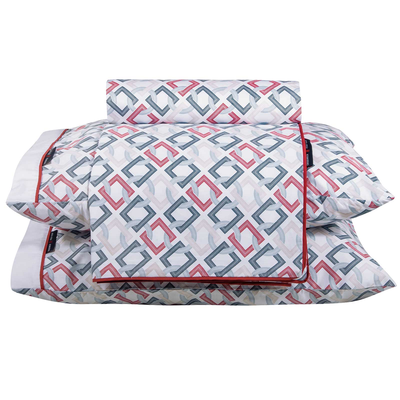 GREENWICH POLO CLUB ΣΕΤ ΣΕΝΤΟΝΙΑ ΥΠΕΡΔΙΠΛΑ ESSENTIAL 2269 BLUE, RED