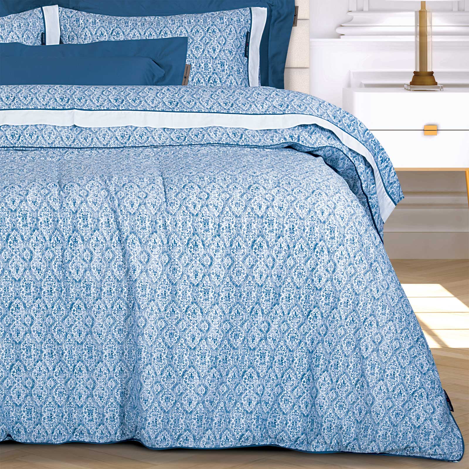 GREENWICH POLO CLUB ΣΕΤ ΣΕΝΤΟΝΙΑ KING ESSENTIAL 2268 BLUE, WHITE