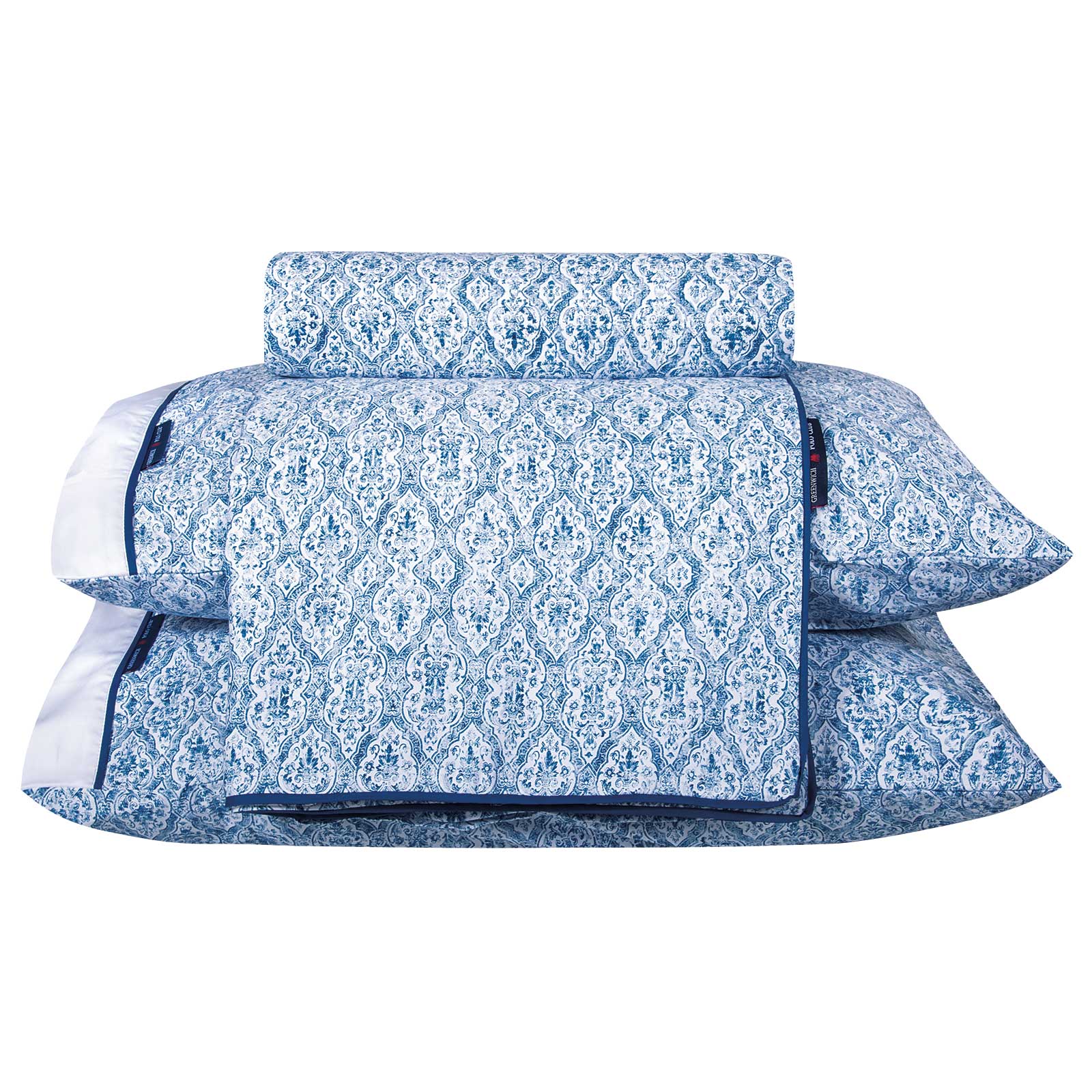 GREENWICH POLO CLUB ΣΕΤ ΣΕΝΤΟΝΙΑ KING ESSENTIAL 2268 BLUE, WHITE