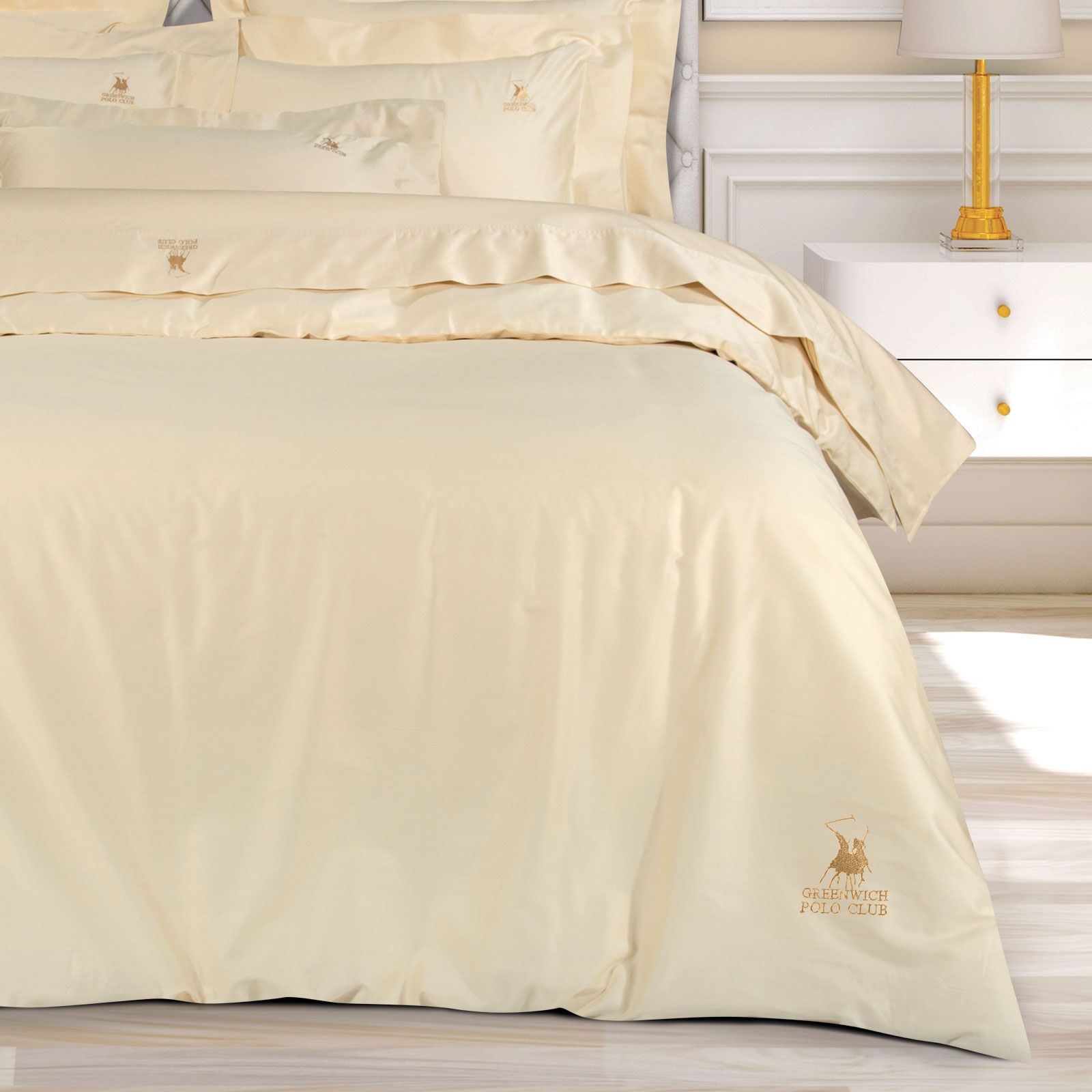 GREENWICH POLO CLUB ΣΕΤ ΣΕΝΤΟΝΙΑ KING CLASSIC 2334 CREAM
