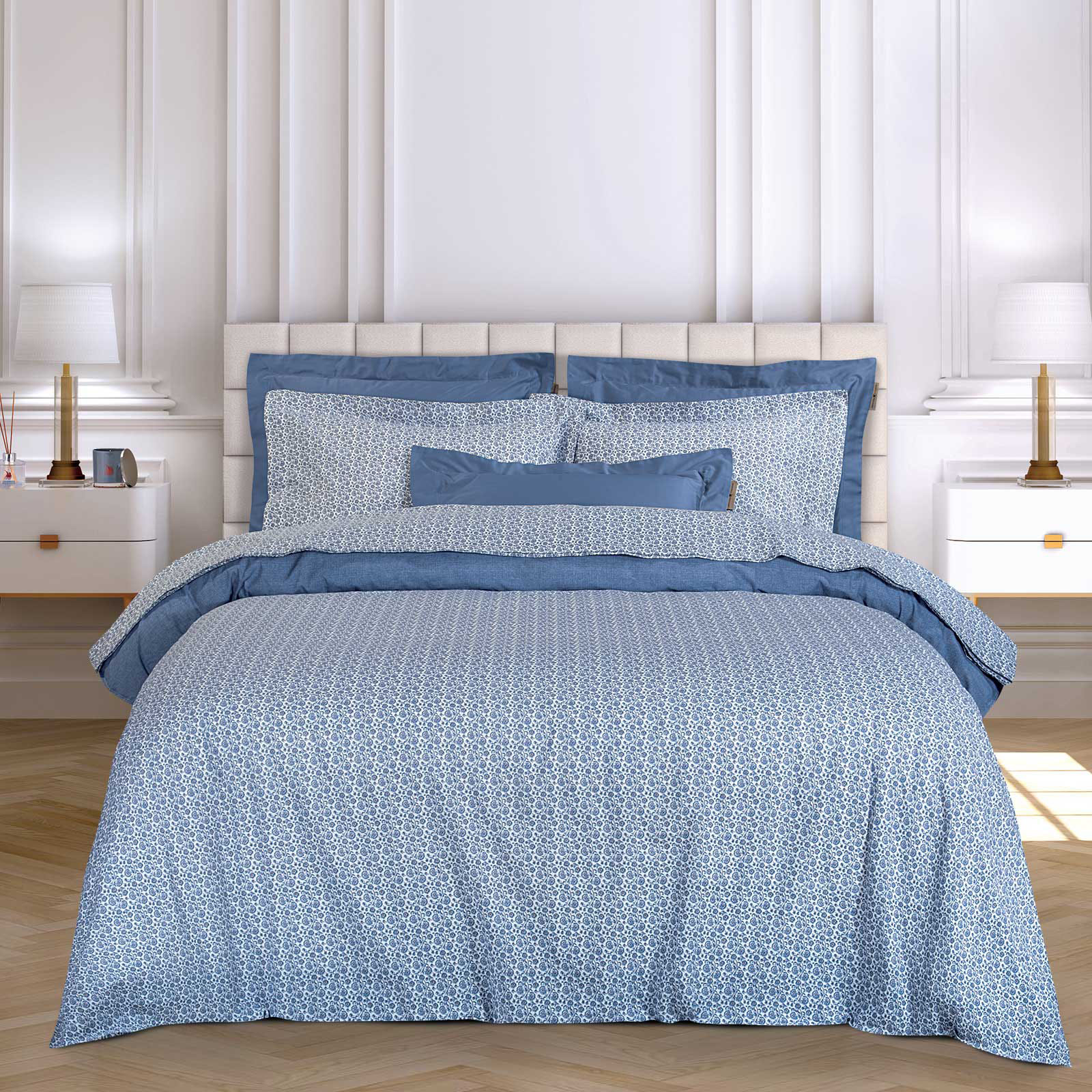 GREENWICH POLO CLUB ΣΕΤ ΣΕΝΤΟΝΙΑ KING ESSENTIAL 2372 ROYAL BLUE