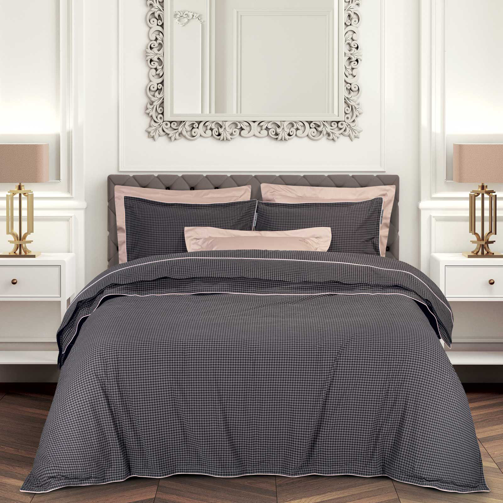 GREENWICH POLO CLUB ΣΕΤ ΣΕΝΤΟΝΙΑ KING ESSENTIAL 2374 DARK GREY