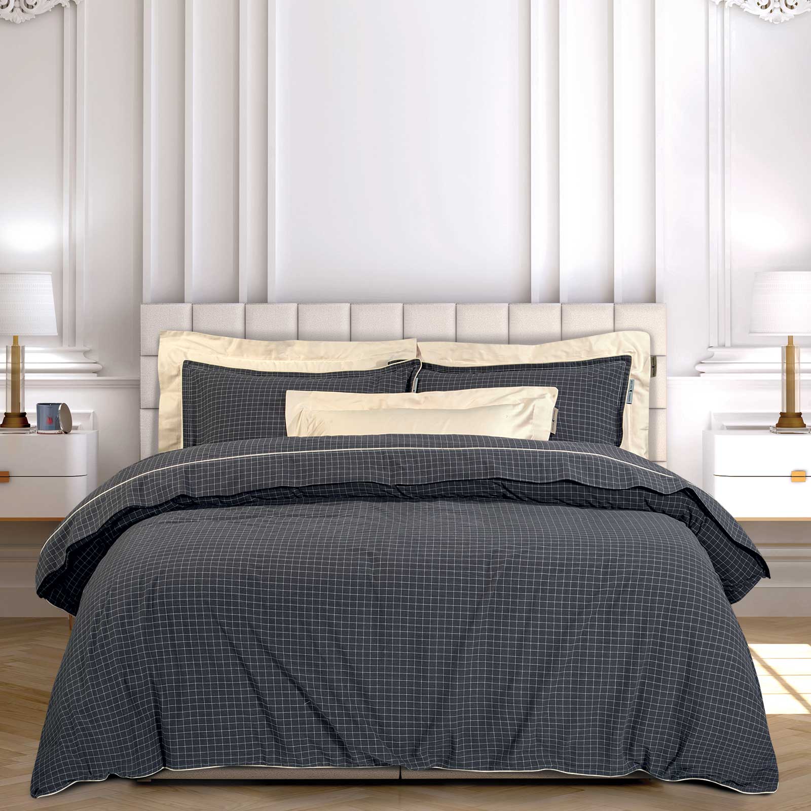 GREENWICH POLO CLUB ΠΑΠΛΩΜΑΤΟΘΗΚΗ ΣΕΤ ΥΠΕΡΔΙΠΛH ESSENTIAL 2297 BLACK