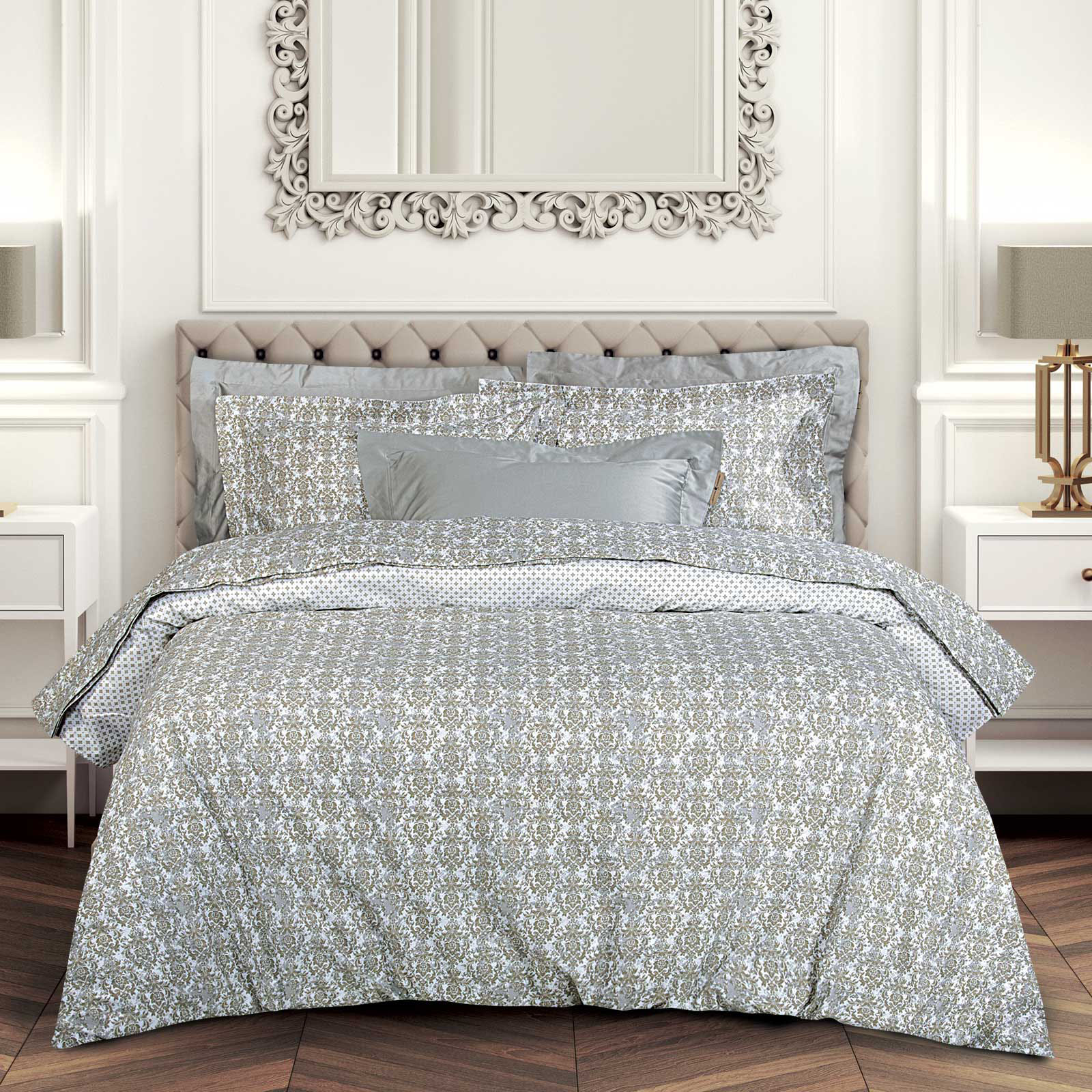 GREENWICH POLO CLUB ΠΑΠΛΩΜΑΤΟΘΗΚΗ ΣΕΤ ΥΠΕΡΔΙΠΛH ESSENTIAL 2368 OLIVE GREEN