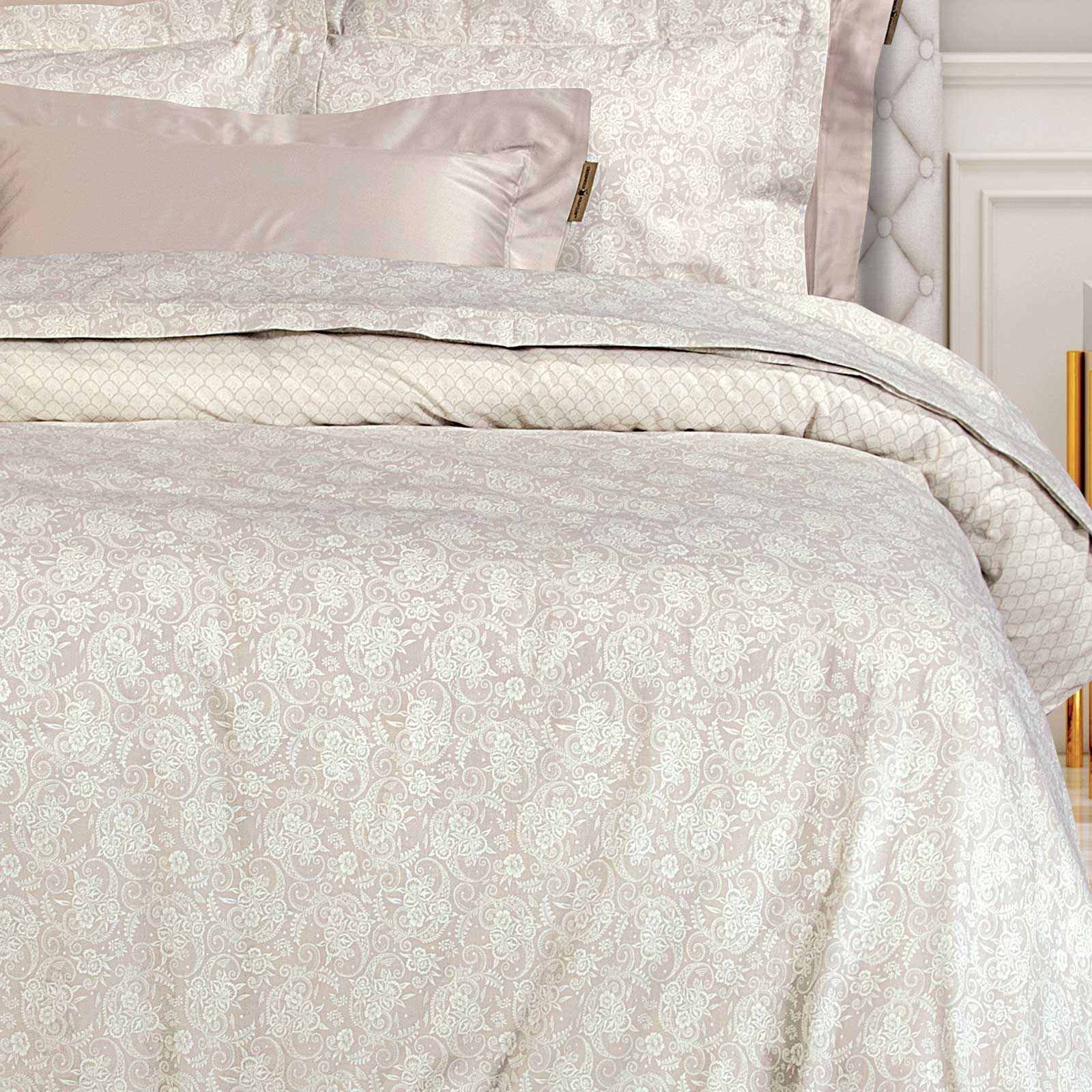 GREENWICH POLO CLUB ΠΑΠΛΩΜΑΤΟΘΗΚΗ ΣΕΤ ΥΠΕΡΔΙΠΛH ESSENTIAL 2369 ECRU, TAUPE